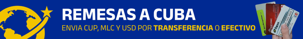 Envia remesas a Cuba
